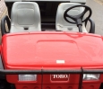 nette gebruikte Toro Twister

- 2 cilinder B & S motor
- electrische kipper
- 620 uur
